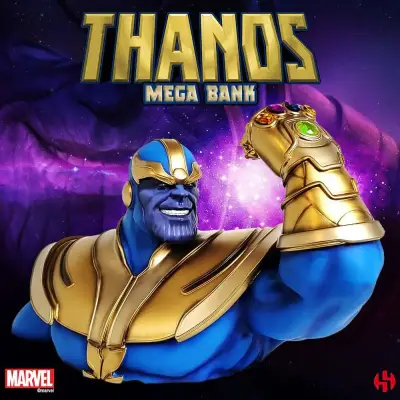 Figurine Marvel thanos mega bank